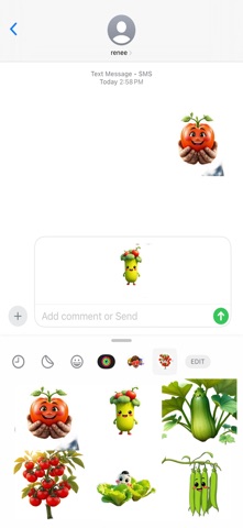 花园蔬菜贴纸 screenshot