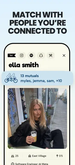 Cerca Dating: Meet Mutuals screenshot 2