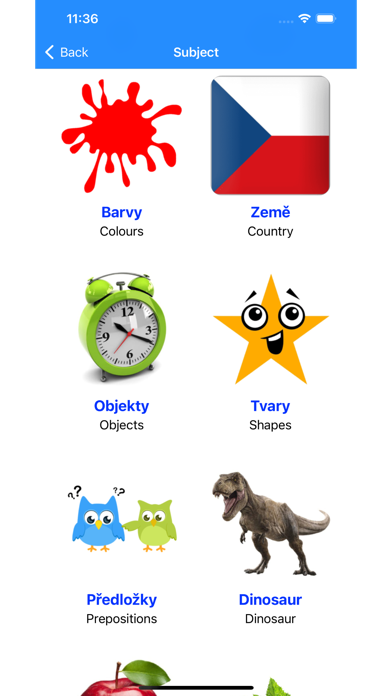 Learn Czech Vocabulary Screenshot