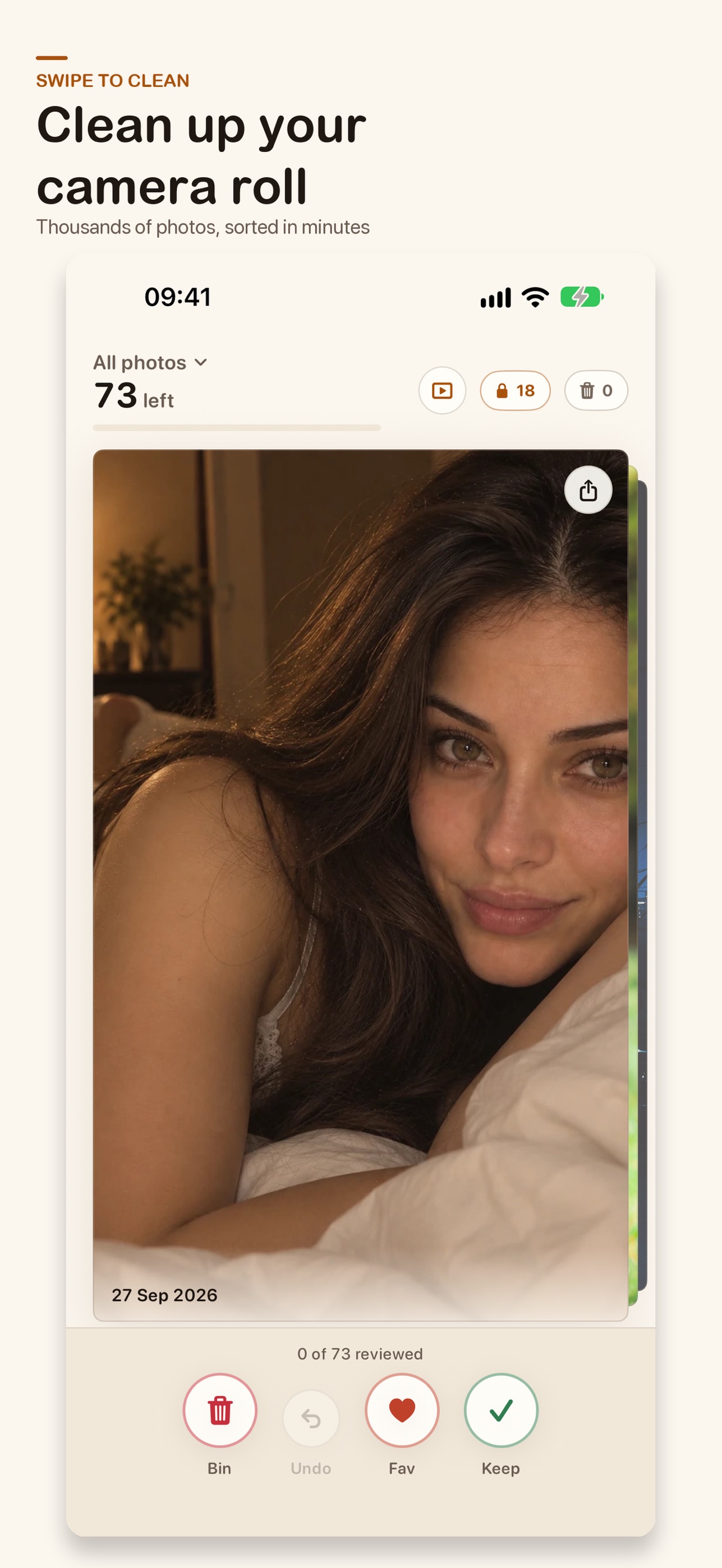 Screenshot 1 of Photo Cleaner: SwipeVault
