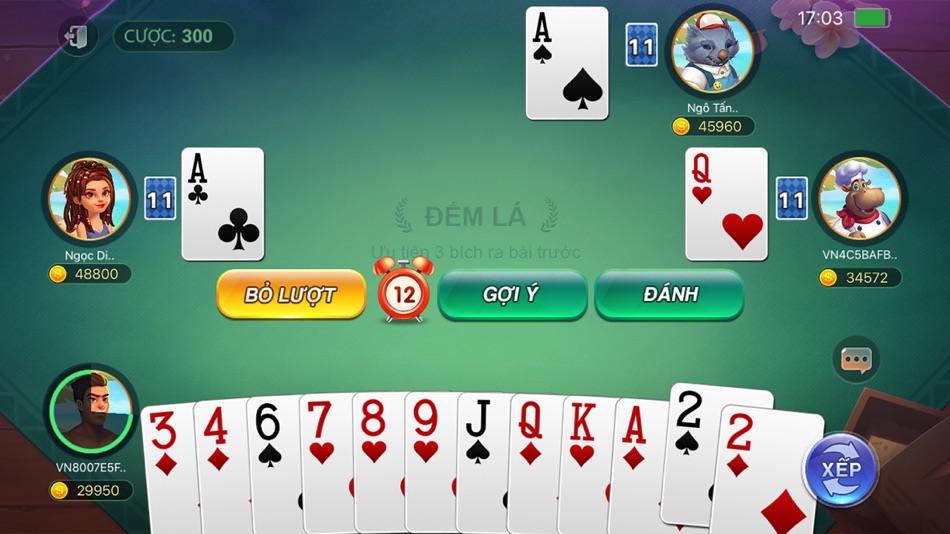 #1. Tiến Lên Miền Nam - Đánh Bài (iOS) Przez: Shenzhen Lishou Technology Co ., Ltd.