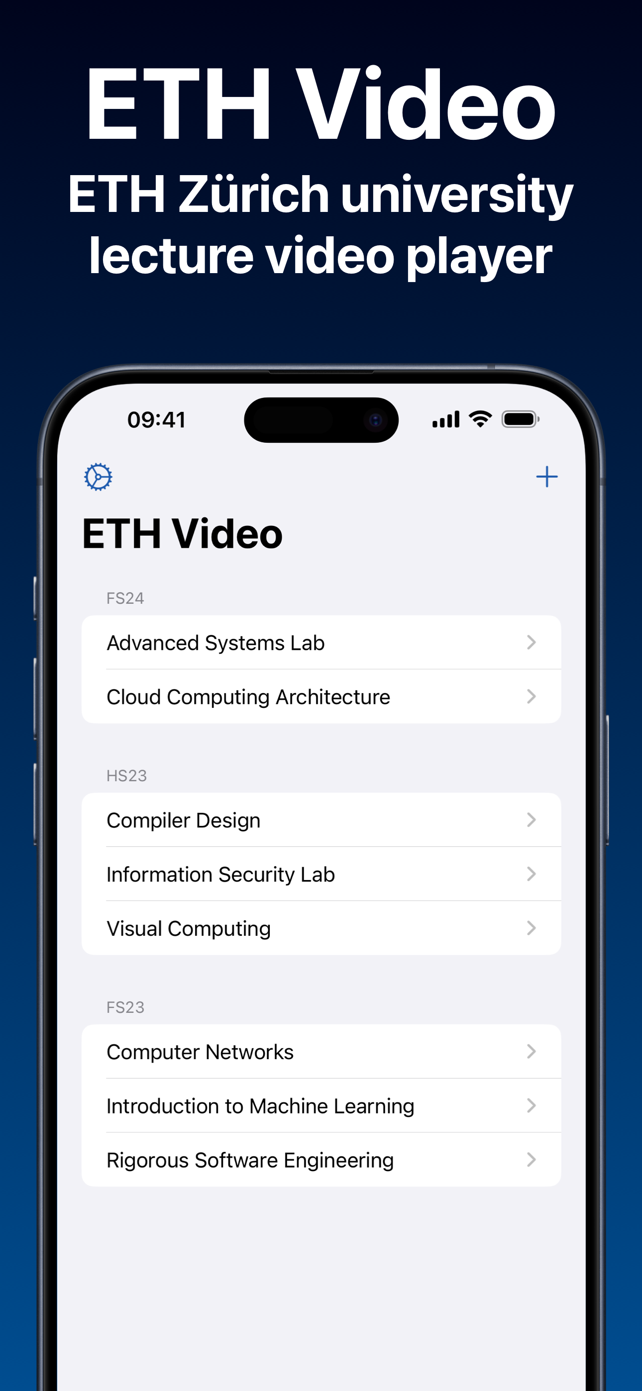 ETH Video - Watch lectures