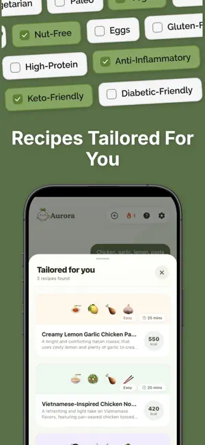 Aurora: Recipe Assistant screenshot 2