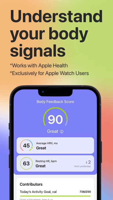 Screenshot #1 pour Stress Monitor for Watch