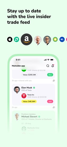 MyInsider.app screenshot