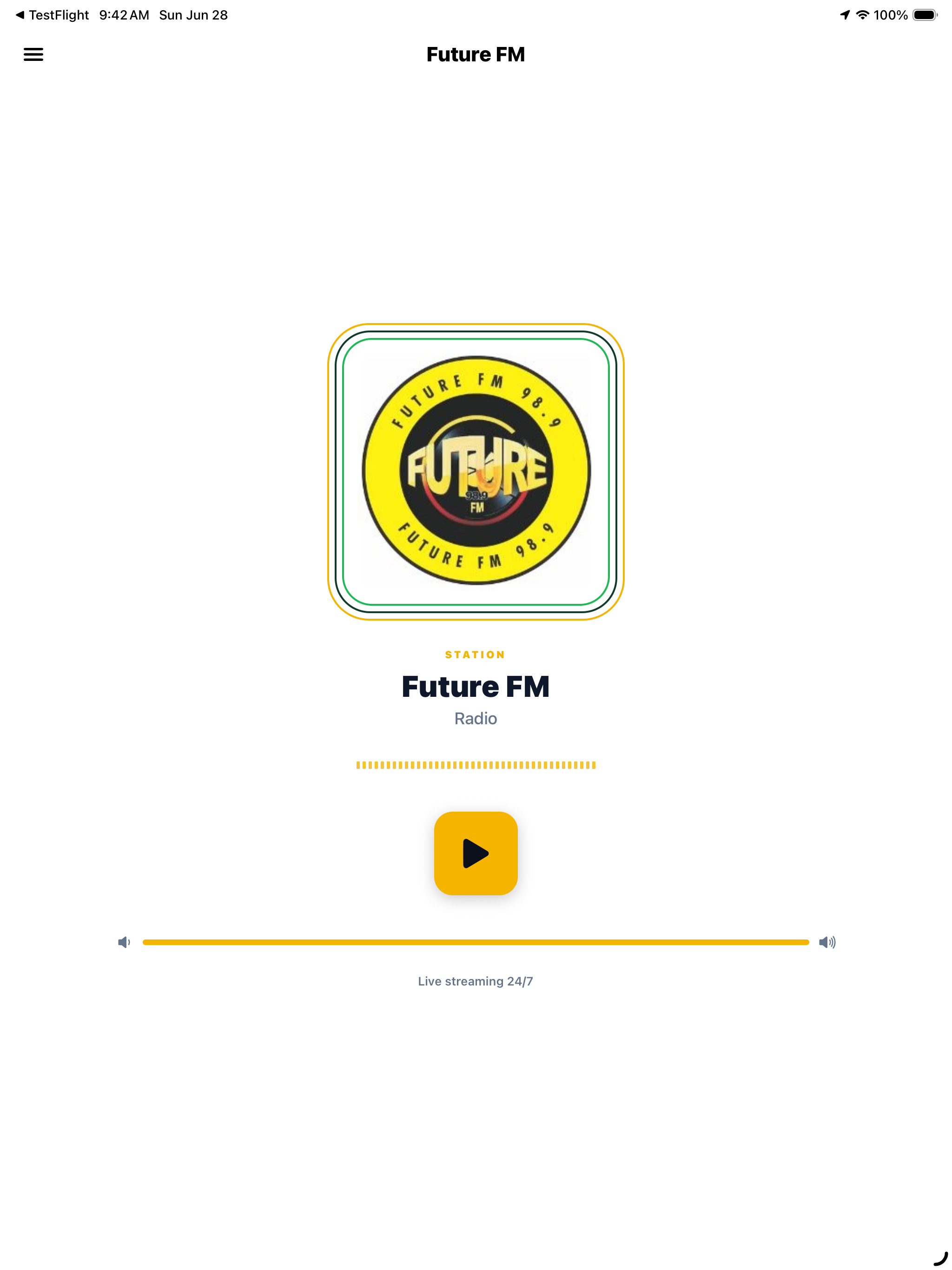 Future FM Radio screenshot 3