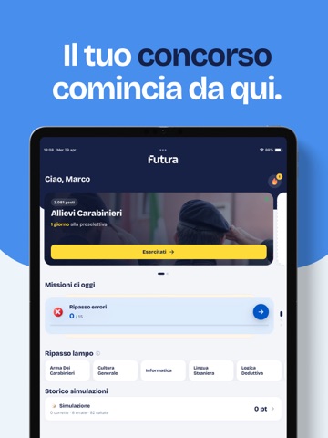 Quiz Concorsi - Futura iPad screenshot 1