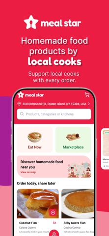 Meal Star App iPhone screenshot