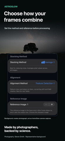 AstroGlow: Milky Way Camera のスクリーンショット