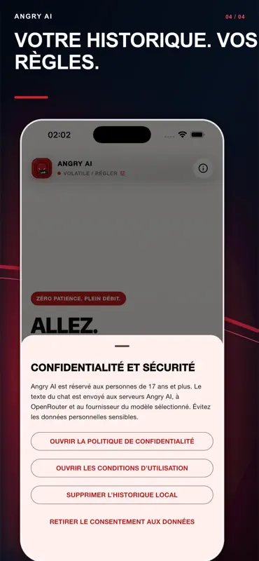 Angry AI : Chat sarcastique screenshot 4 of 4