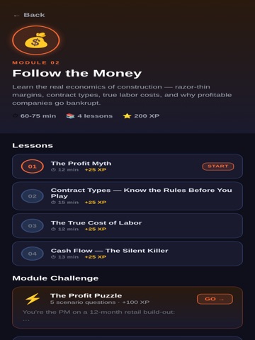 Construction PM Mastery ipad screenshot 4