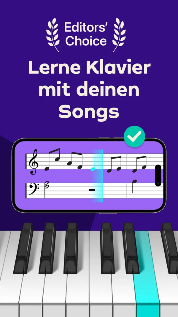 Simply Piano: Klavier lernen iPhone App Screenshot 1 – Bildung