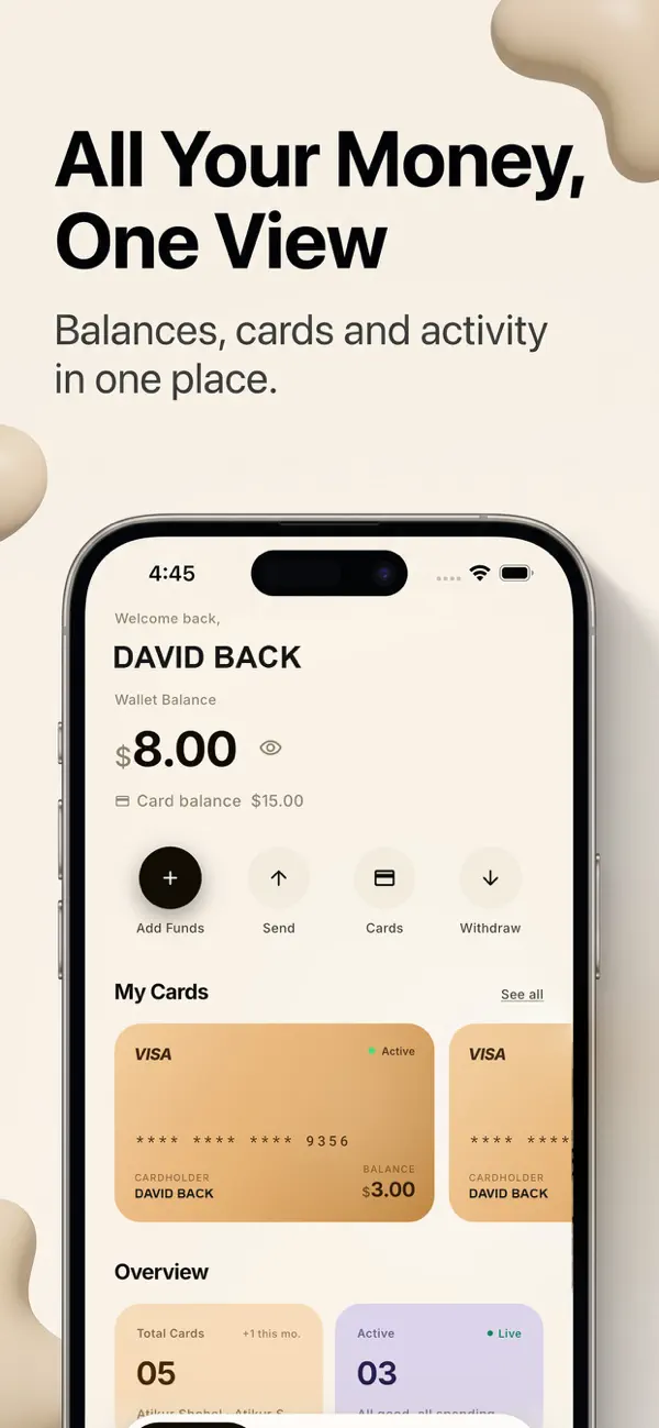 Screenshot #3 pour VenoPay Unlimited Virtual Card