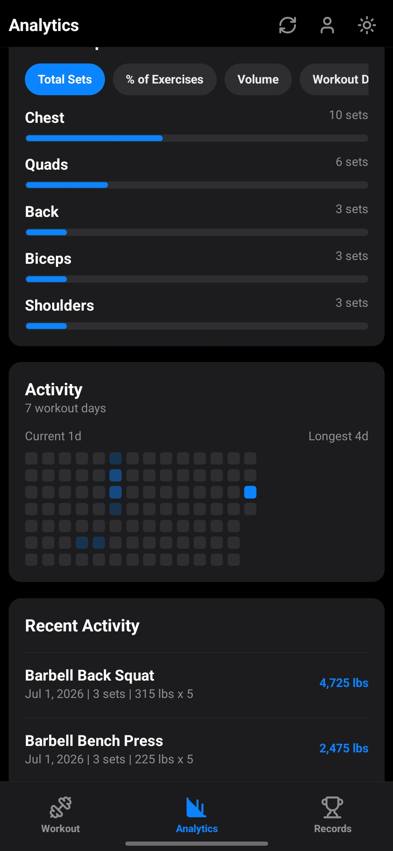 Logmaxxing - Workout Log screenshot 6