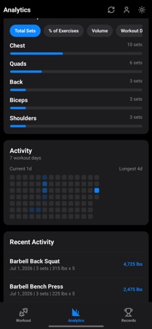 Logmaxxing - Workout Log screenshot