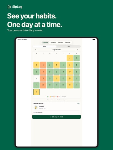 Alcohol Free Tracker - Siplog