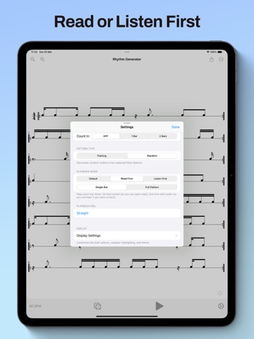 Rhythm Generator iPad screenshot