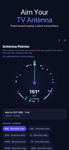 TV Antenna Pointer & Towers Screenshot 2 of 3