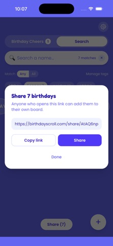 Birthday Scroll Screenshot 3 of 3