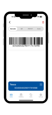 SmartCards: Store Card screenshot