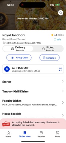 Royal Tandoori Bangor screenshot