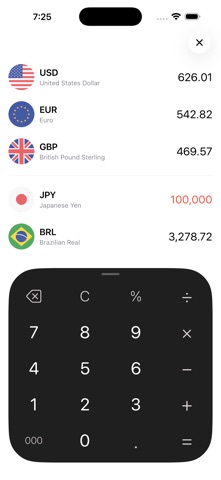 Curo - Currency Converter Screenshot 5 of 8