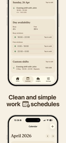 Shift Work Calendar: Plera Screenshot 2 of 7
