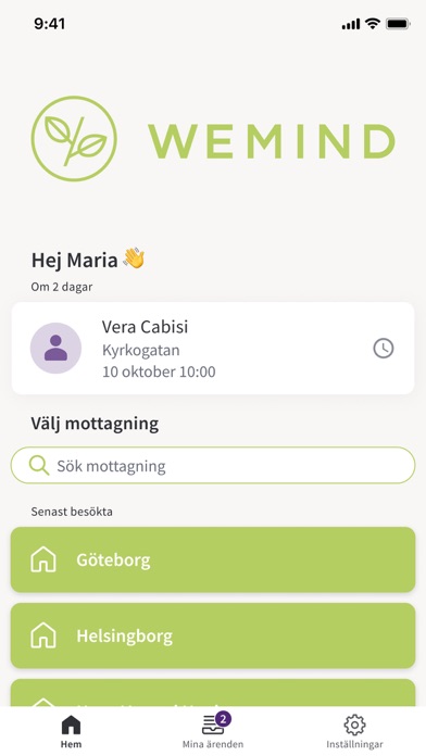 WeMind iPhone screenshot 1