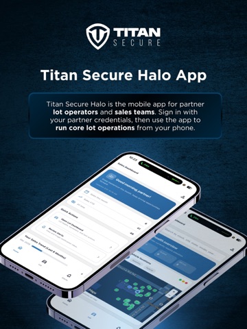 Titan Secure Halo iPad screenshot