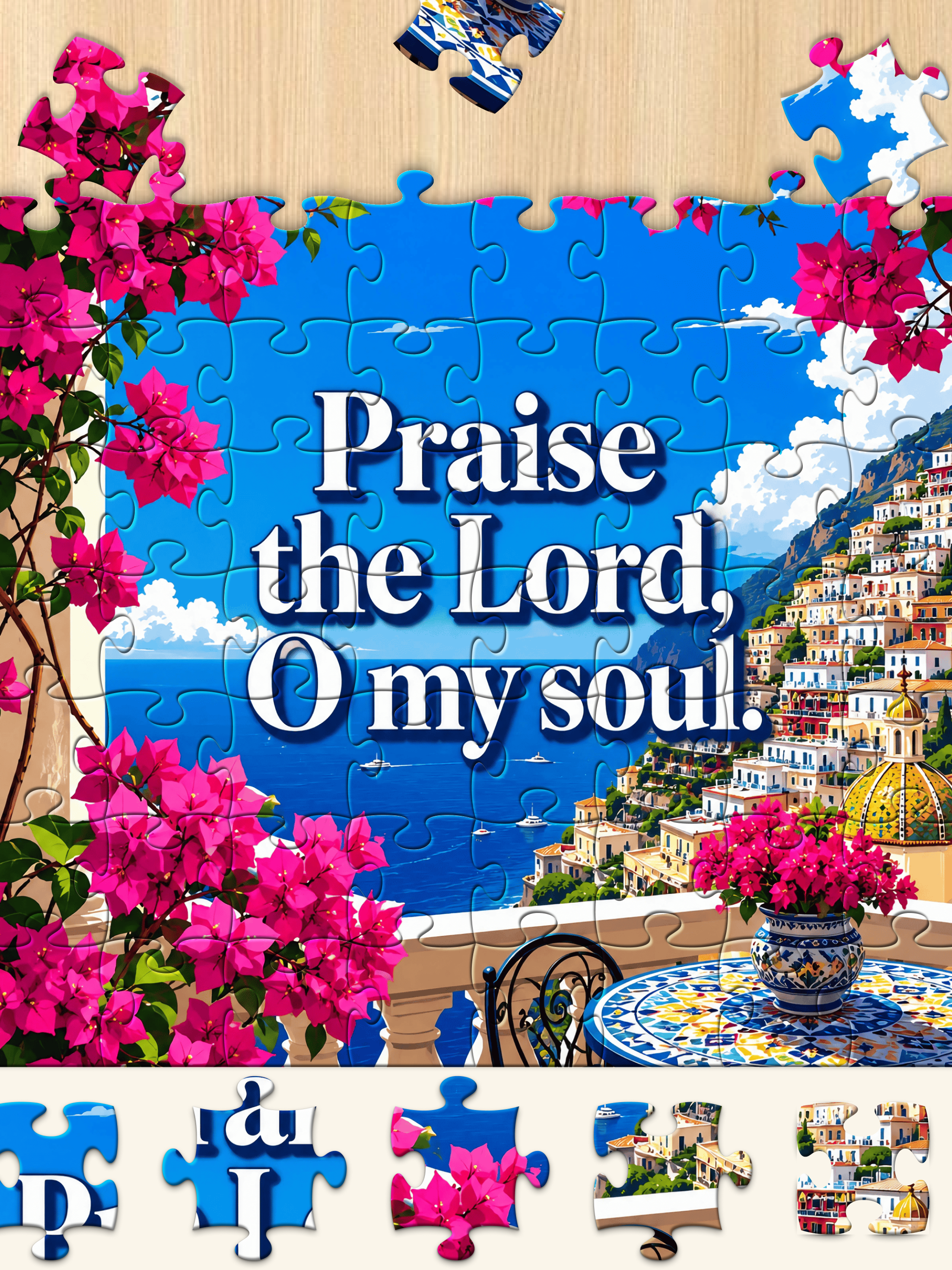 Bible Jigsaw Puzzle: Calm Game screenshot 9