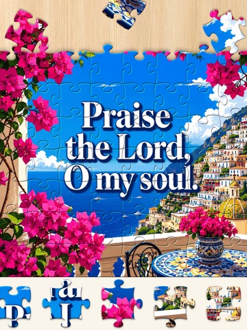 Bible Jigsaw Puzzle: Calm Game iPad screenshot