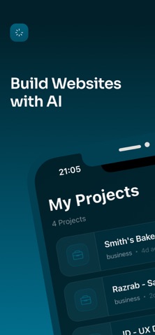 Vibecode - AI Website Builder Screenshot 1 of 6