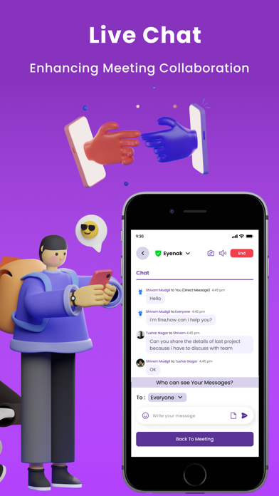 Eyenak Meeting Screenshot