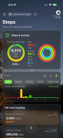 My Daily Steps & Activities Screenshot 3 of 10