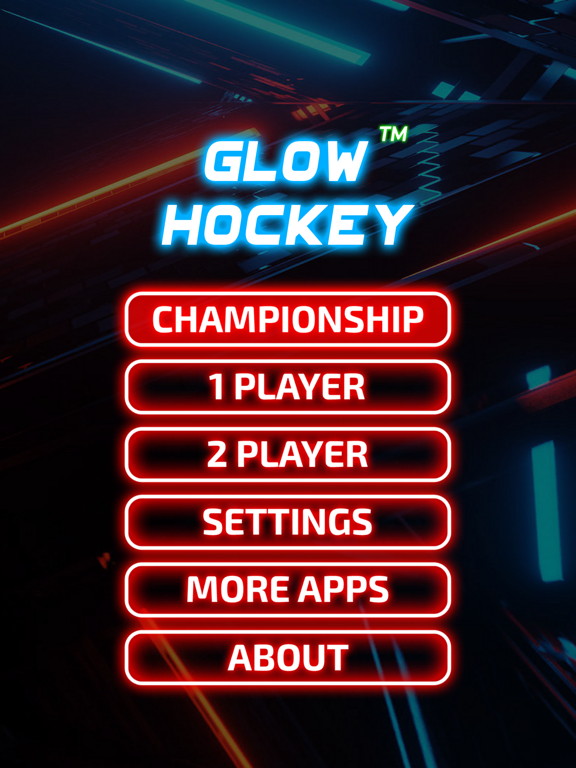 Screenshot #5 pour Glow Hockey Neon Challenge