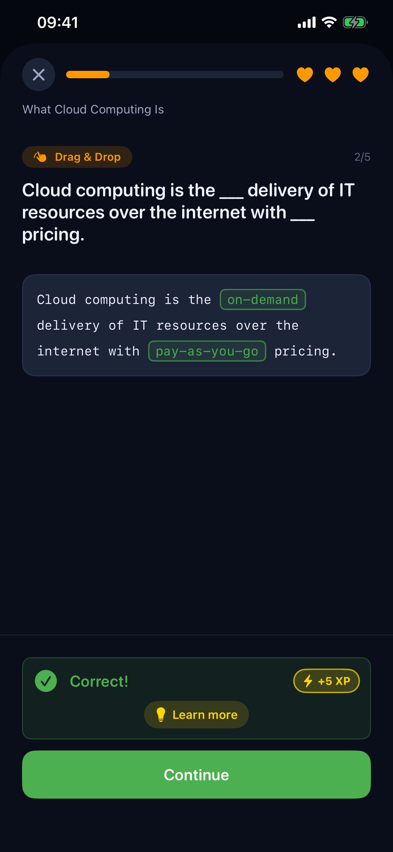 Screenshot 2 of AWS Cloud & AI Practitioner