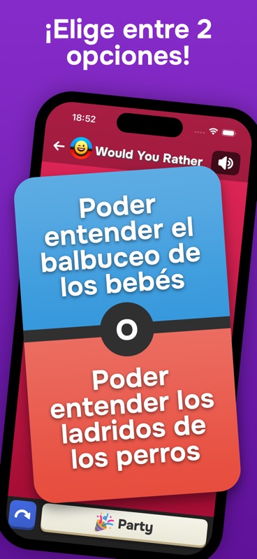 Qué Prefieres: Juego de Elegir screenshot 1