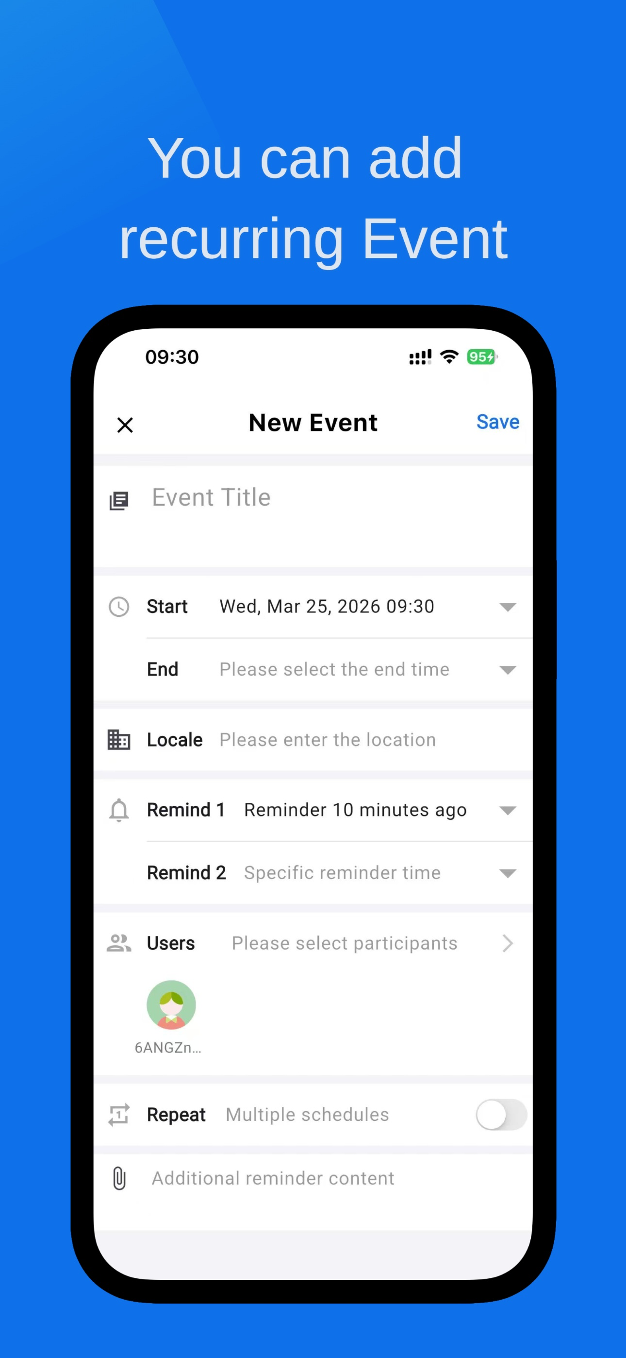 WeCal: Group Calendar Share screenshot 3