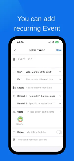 WeCal: Group Calendar Share screenshot 3