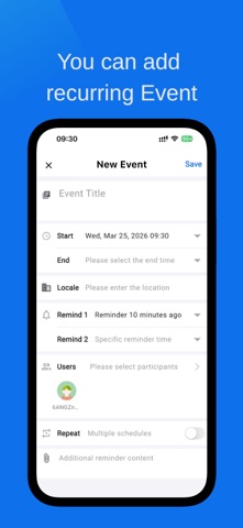 WeCal: Group Calendar Share Screenshot 3 of 6