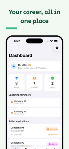CV Tracker - Career Assistant screenshot