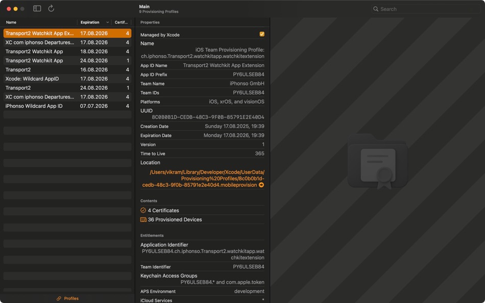 #1. Provisioner (macOS) 由: iPhonso GmbH