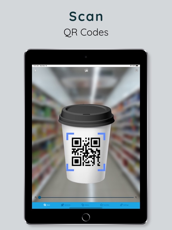 QR Code: Reader & Scanner iPad screenshot 2 - Utilities app