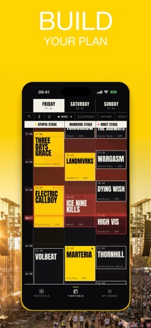 FestivalPilot: Lineup & Live iPhone screenshot