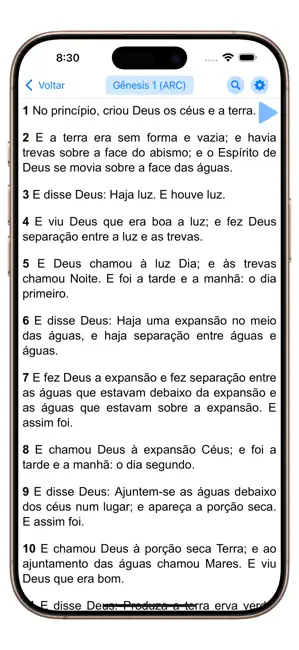 A Bíblia Sagrada iPhone screenshot 2