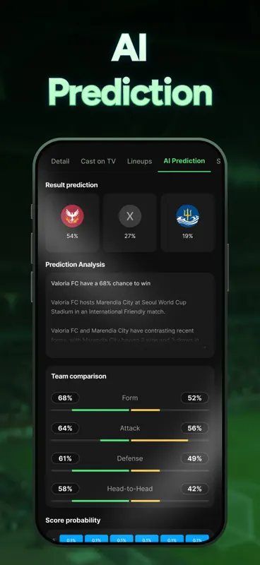 Live Score: Soccer Games Today screenshot 2 of 8