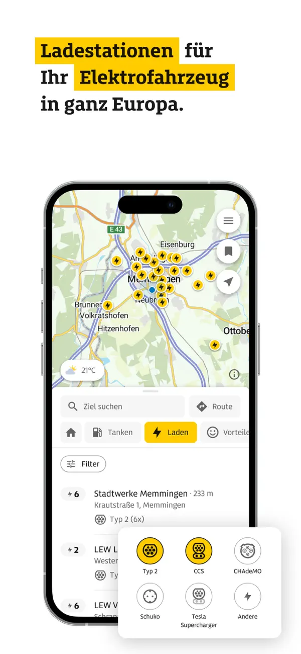 ADAC Drive: Tanken Laden Route Screenshot 3