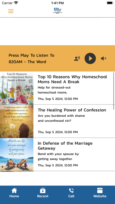 820 AM The Word Screenshot