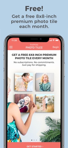 FreePrints Photo Tiles iPhone screenshot