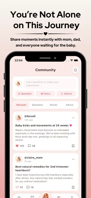 Koza: Pregnancy & Baby Tracker screenshot 4